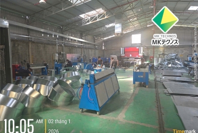 Toàn Cảnh Xưởng Ống Gió & Phụ Kiện HVAC Lớn Tại Bình Dương - MK Technos