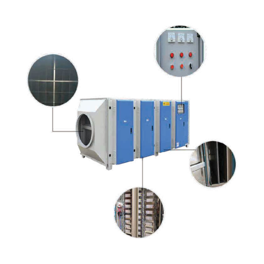 Máy UV xử lí khí thải