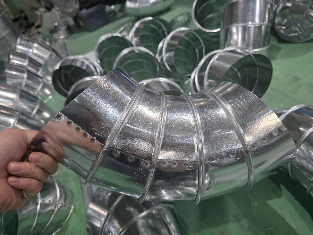 Co tròn 90 độ đường kính D160